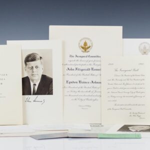 John F. Kennedy and Lyndon B. Johnson Inauguration Package.