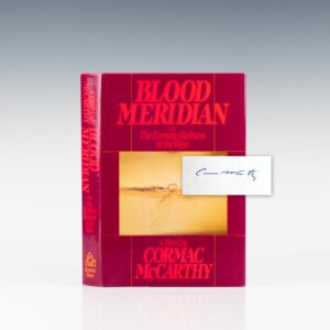 Blood Meridian, or The Evening Redness in the West.