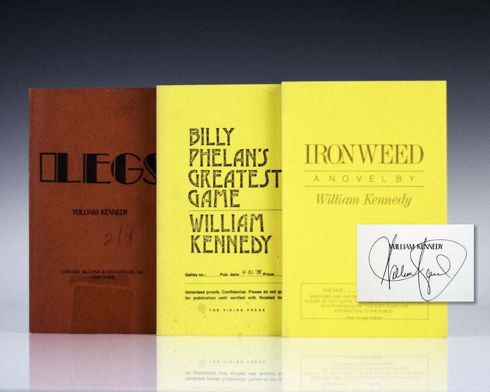 Legs, Billy Phelan’s Greatest Game, Ironweed.
