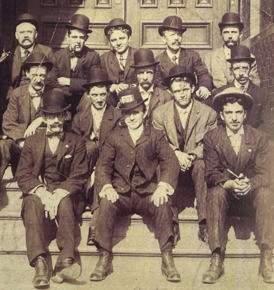 Harcourt Bindery Employees in 1907