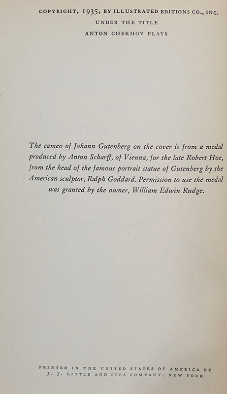 The Cherry Orchard and Other Plays. - Image 3