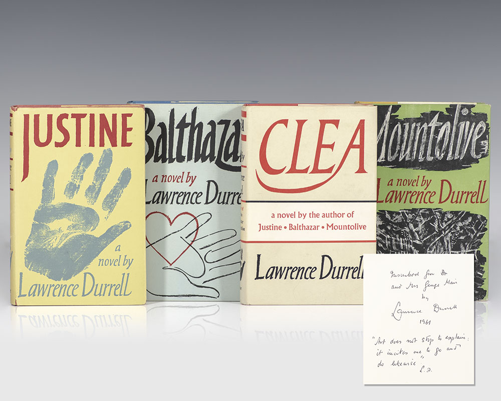 Justine, Balthazar, Mountolive, Clea. [The Alexandria Quartet].