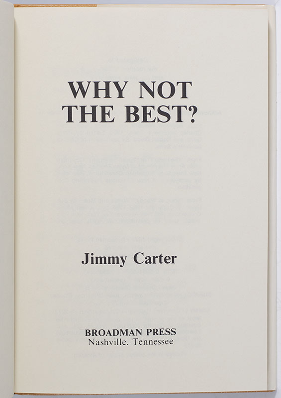 Why Not the Best?