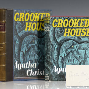 And they all lived together in a little crooked house": First edition of Agatha Christie's Crooked House; signed by her