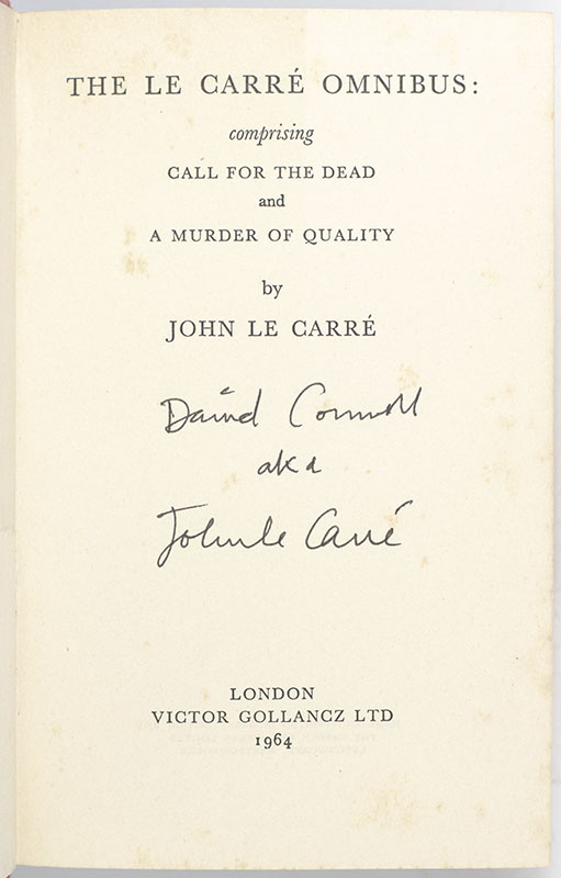 Le Carre Omnibus: Call For the Dead and A Murder of Quality.