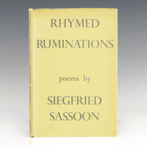 Rhymed Ruminations.