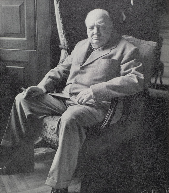 Winston Spencer Churchill Servant of the Crown and Commonwealth.