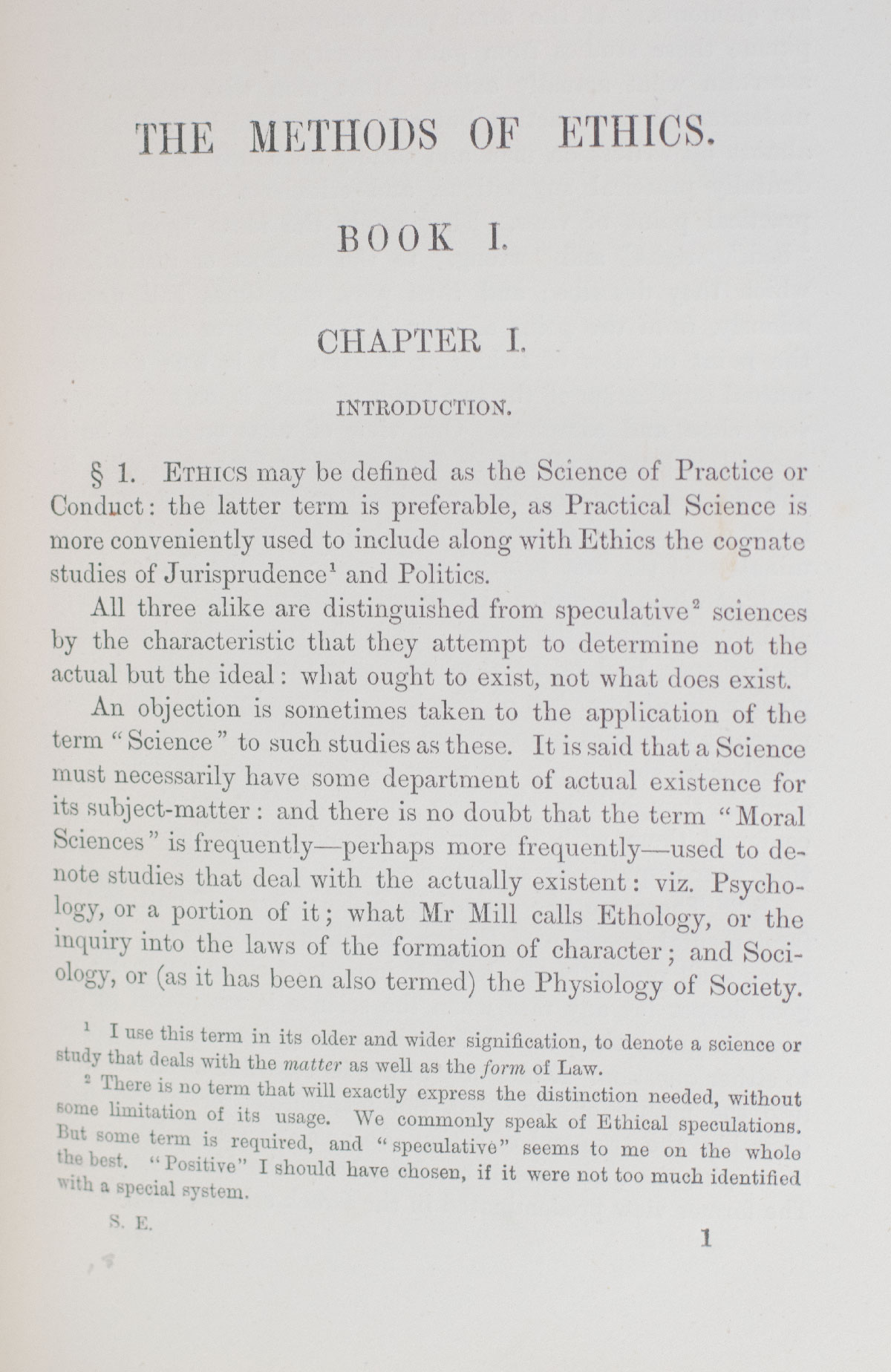 The Methods of Ethics.