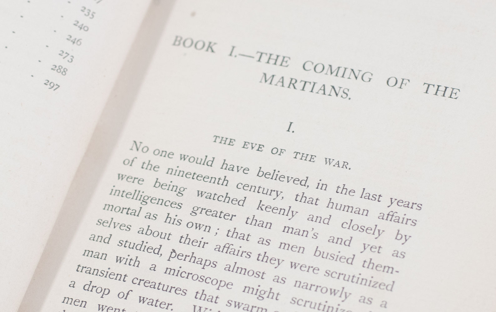 The War of the Worlds.