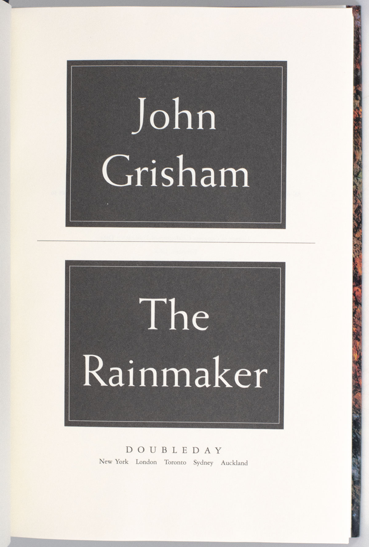 The Rainmaker.