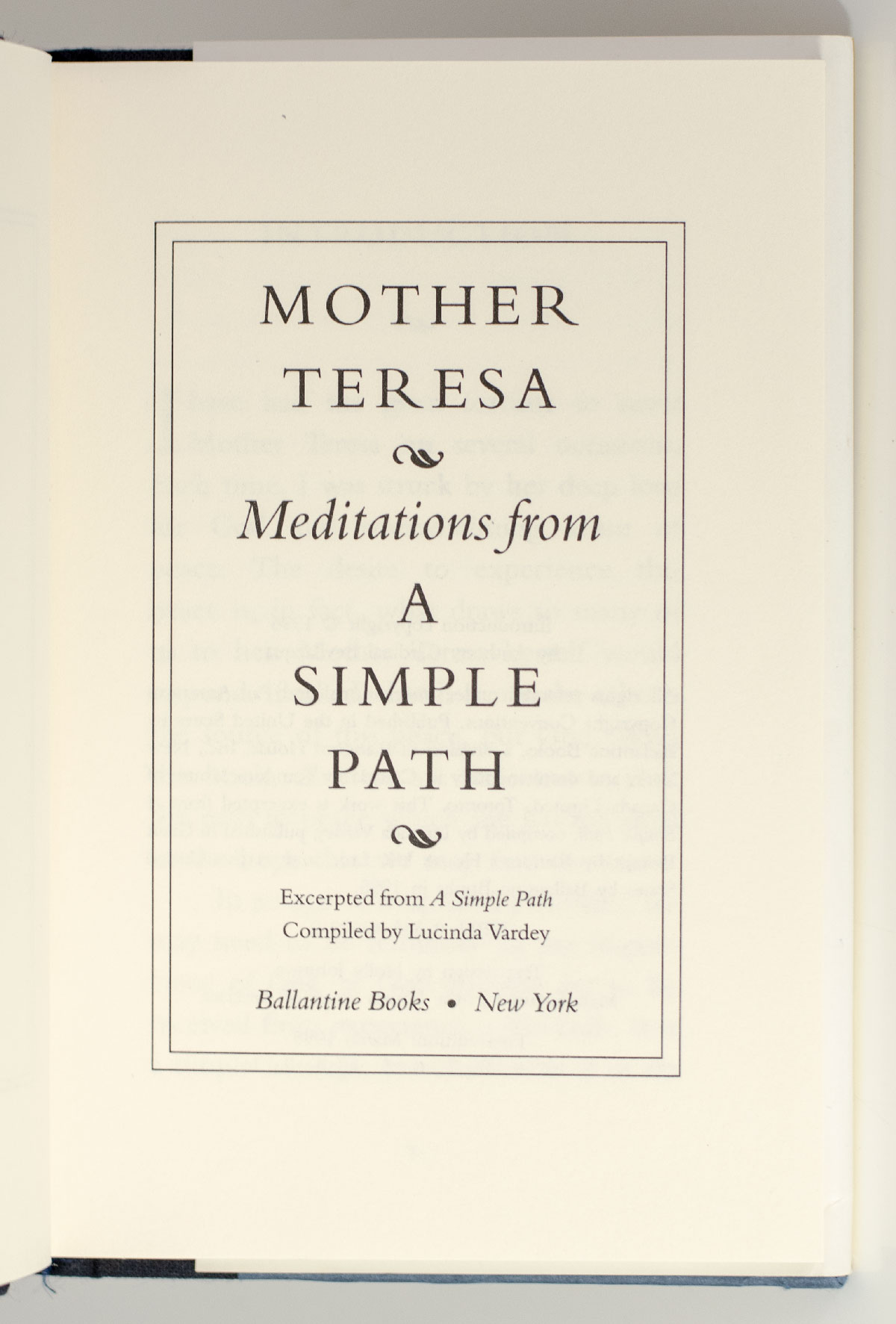 Meditations From A Simple Path.