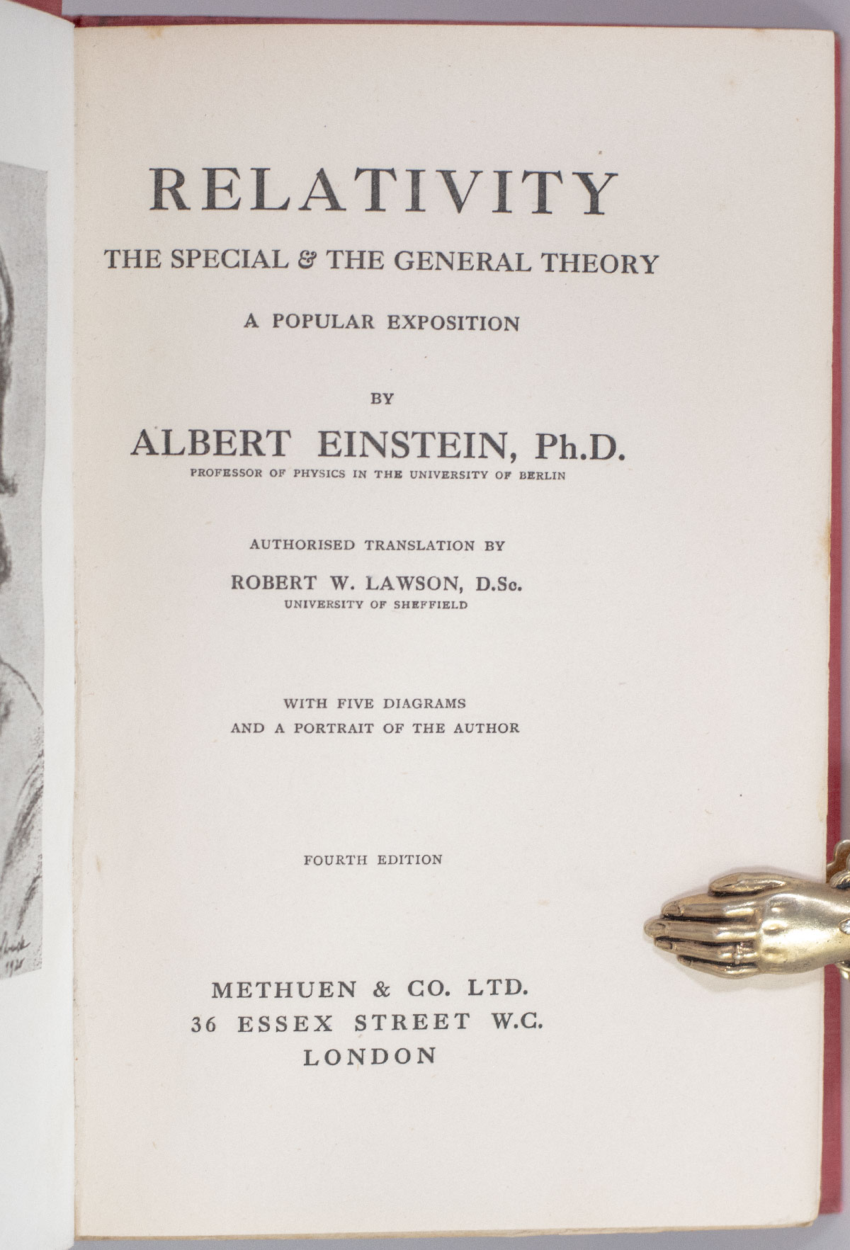 Relativity: The Special And General Theory.