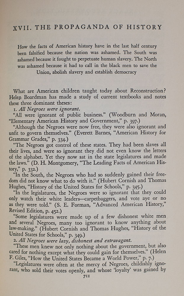 Black Reconstruction: An Essay Toward a History of the Part Which Black Folk Played in the Attempt to Reconstruct Democracy in America, 1860-1880.