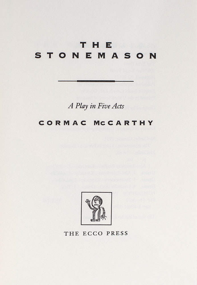 The Stonemason: A Play In Five Acts. - Image 4