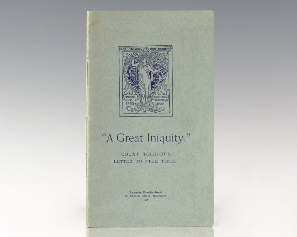 “A Great Iniquity.”