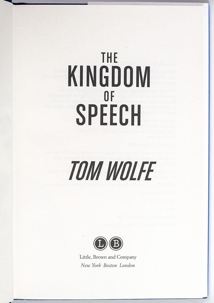 The Kingdom of Speech. - Image 5