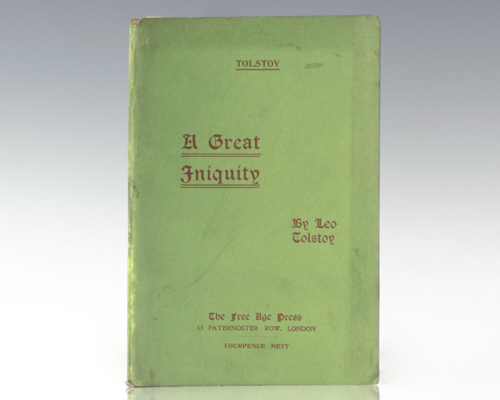 A Great Iniquity.