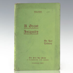 A Great Iniquity.