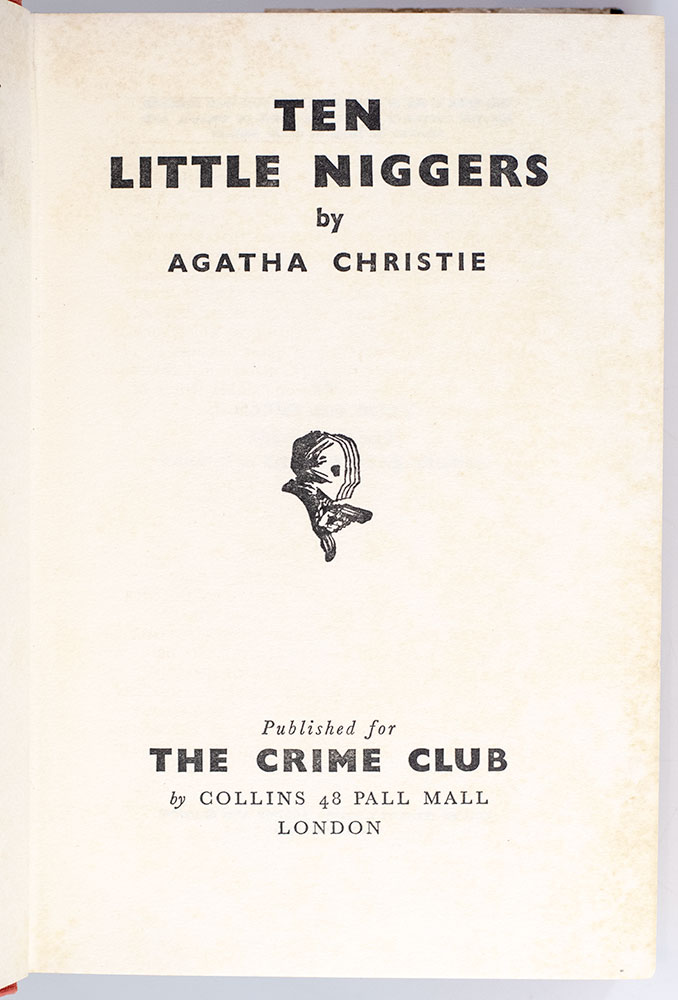 Ten Little Niggers.