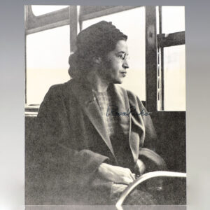 Rosa Parks Signed Photograph.