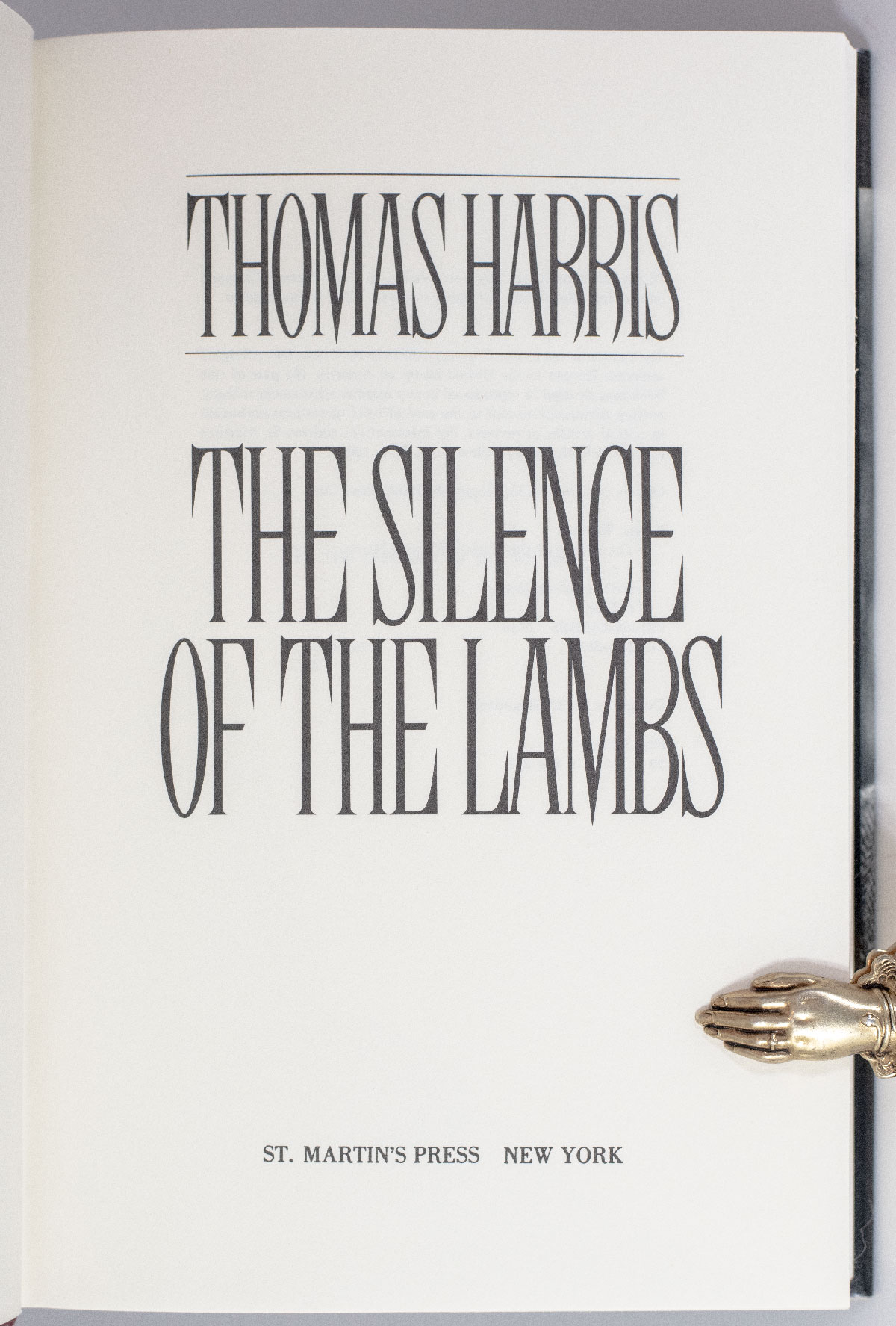 The Silence of the Lambs.