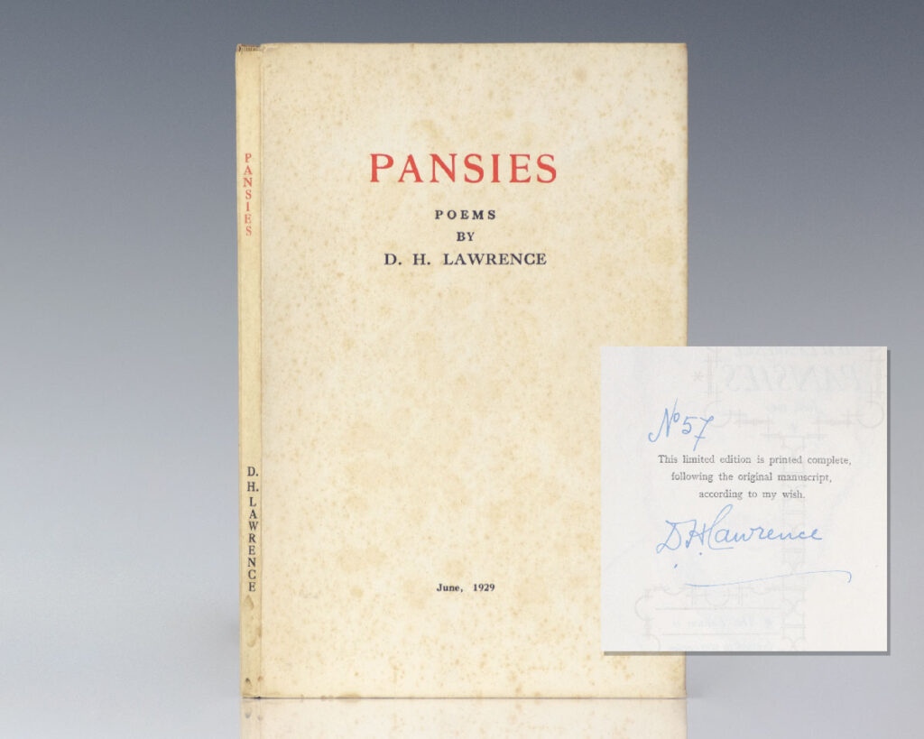 Pansies: Poems.