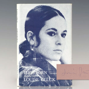 Signed Limited First edition of Louise Gluck's FIrstborn
