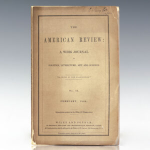 The Raven. [In The American Review: A Whig Journal of Politics, Literature, Art and Science. No. II February, 1845.