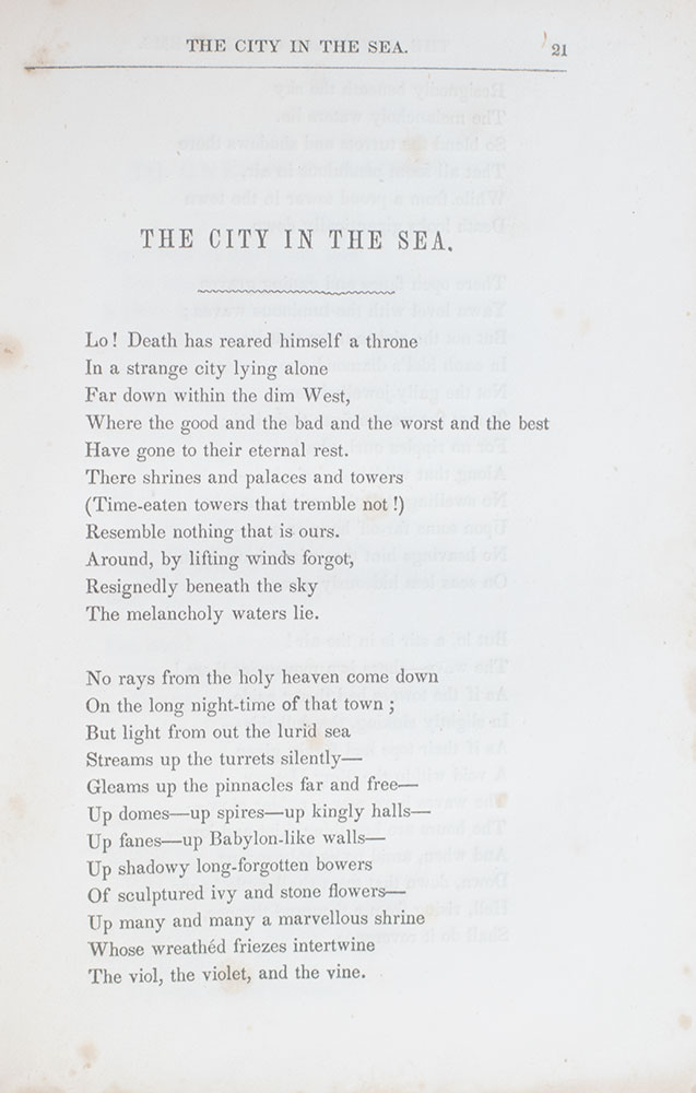 The Raven and Other Poems.