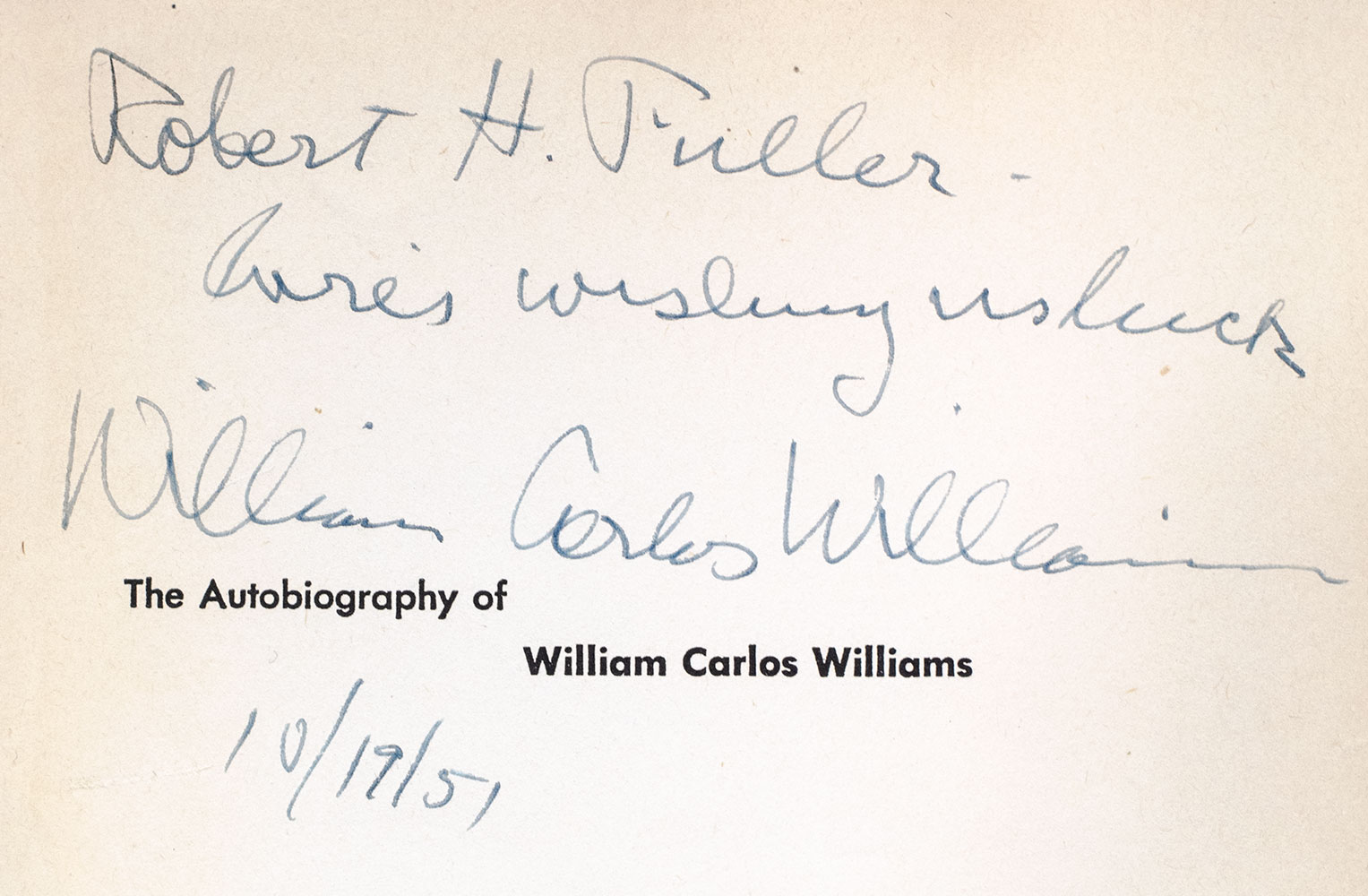 The Autobiography of William Carlos Williams. - Image 3