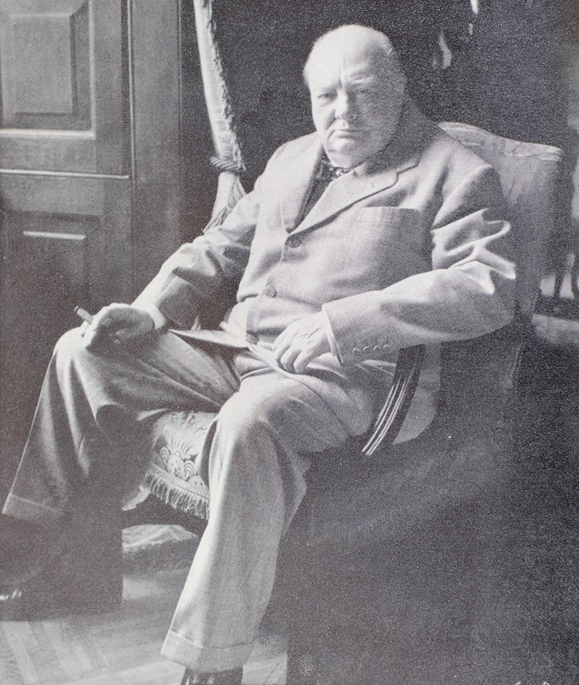 Winston Spencer Churchill Servant of the Crown and Commonwealth.
