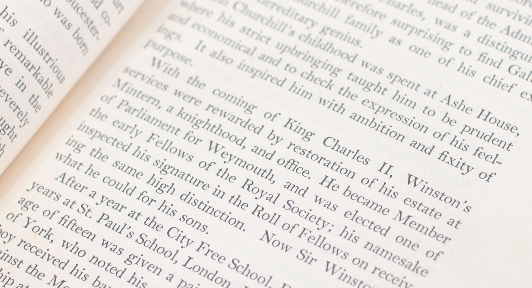 Winston Spencer Churchill Servant of the Crown and Commonwealth.