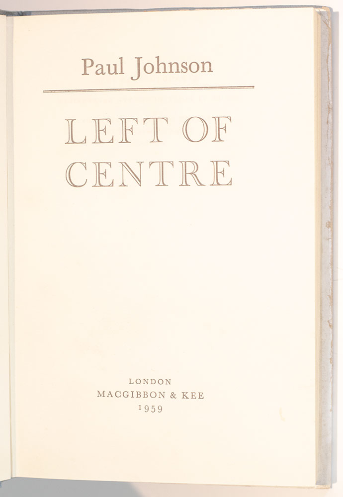 Left of Centre.