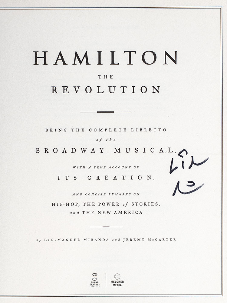 Hamilton: The Revolution.