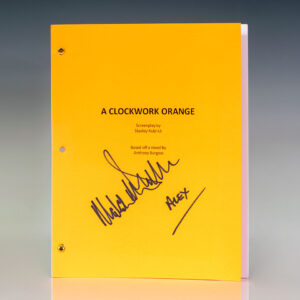 Stanley Kubrick's Clockwork Orange Screenplay.