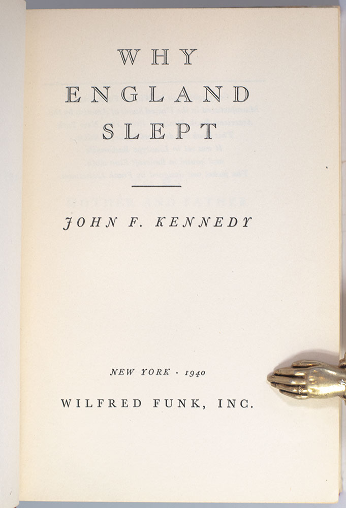 Why England Slept.