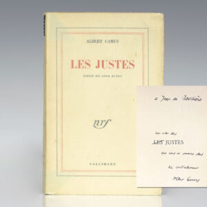 Les Justes: Piece en Cinq Actes. [The Just Assassins: A Play in Five Acts].