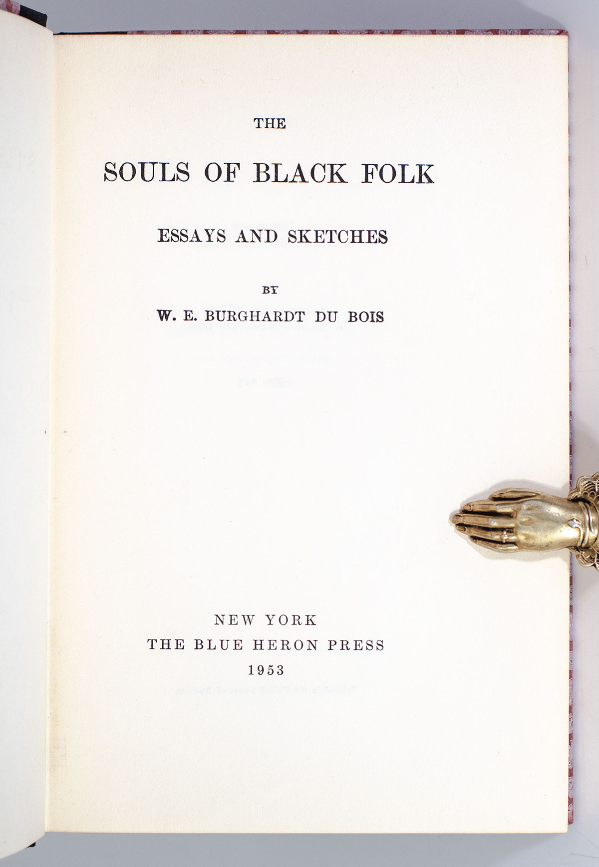 The Souls of Black Folk.