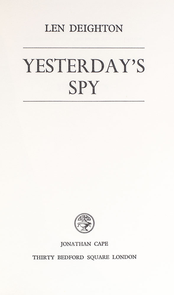 Yesterday's Spy.