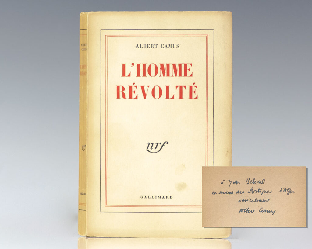 L’Homme Révolté. [The Rebel].