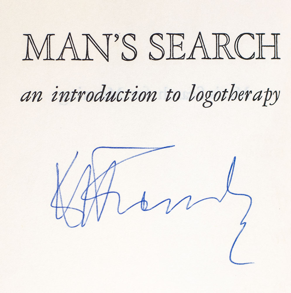 Man's Search For Meaning.
