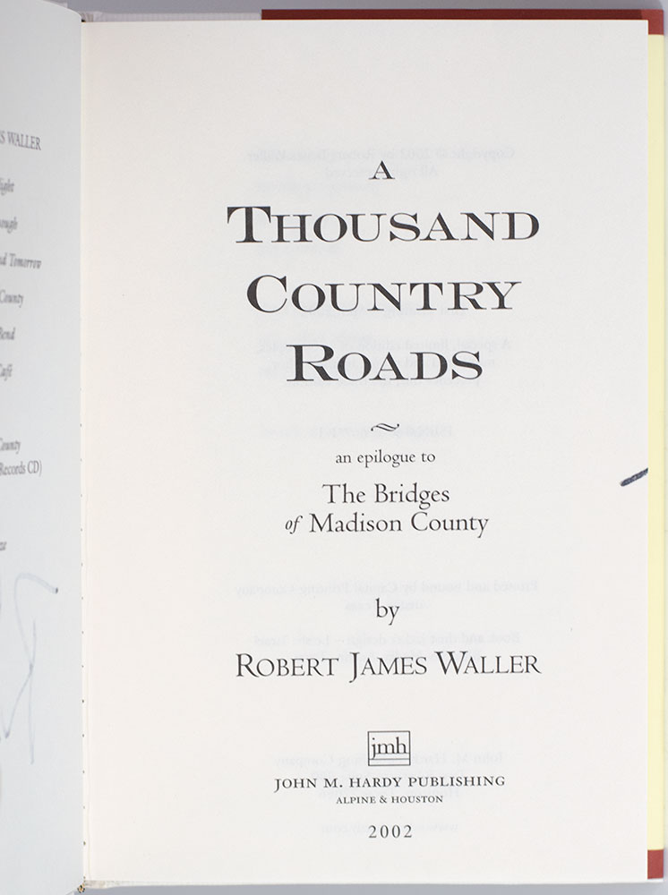 A Thousand Country Roads.