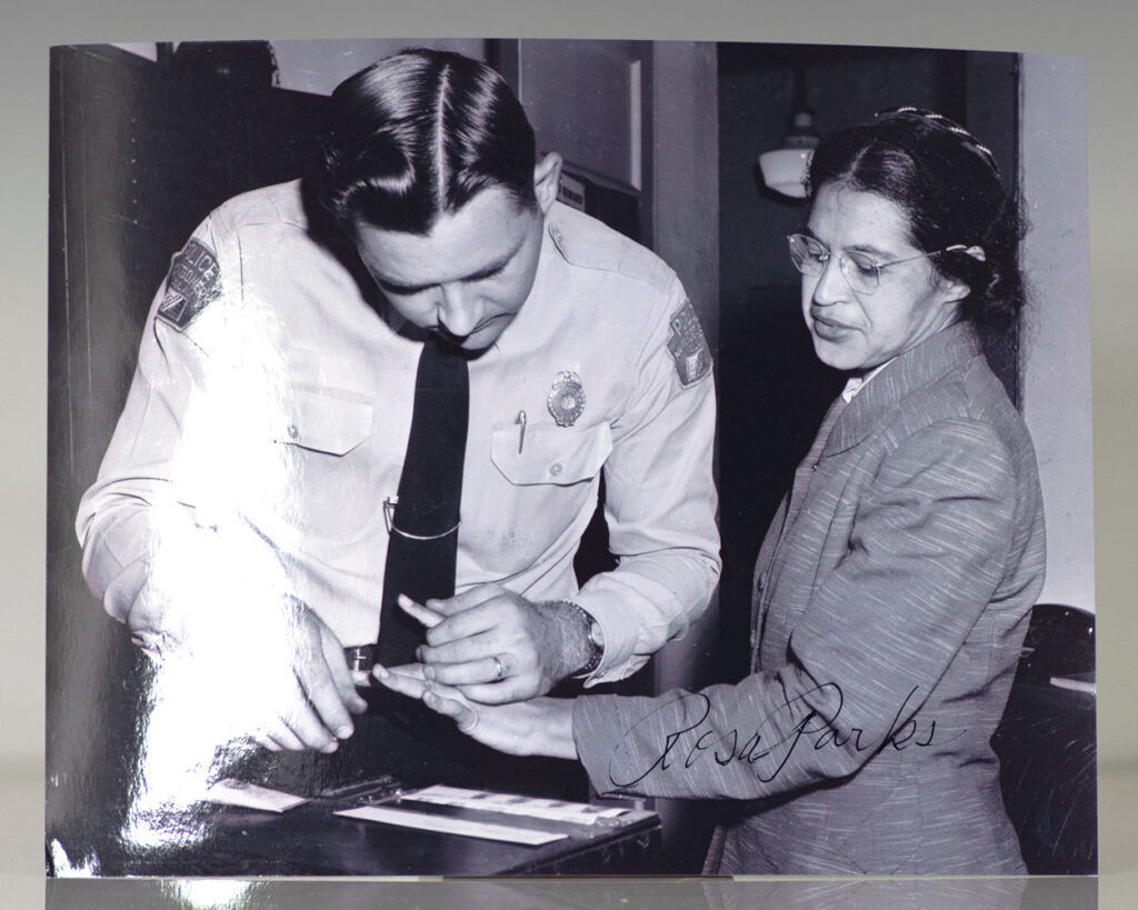 Rosa Parks Signed Photograph.