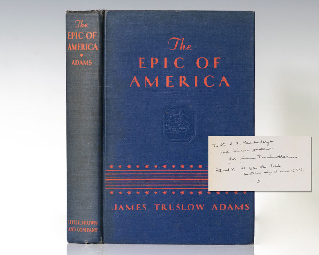 The Epic of America.