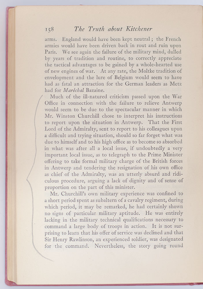 The Truth About Kitchener. To Which is Appended a Letter From General Von Ludendorff.