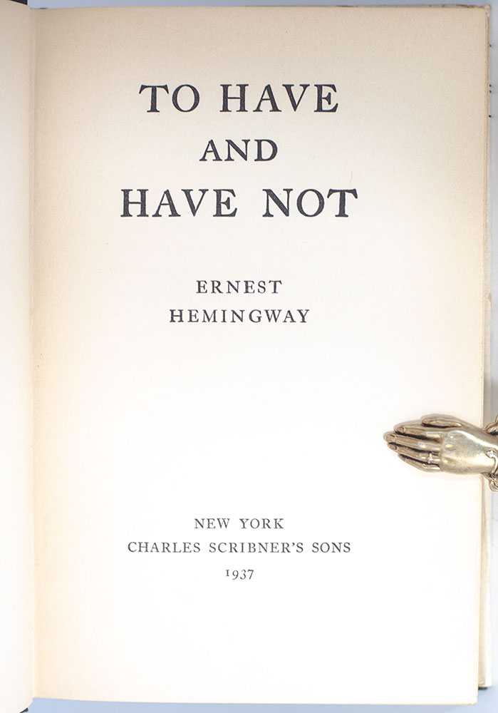 To Have and Have Not.