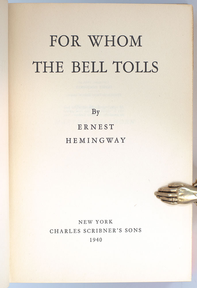 For Whom The Bell Tolls.