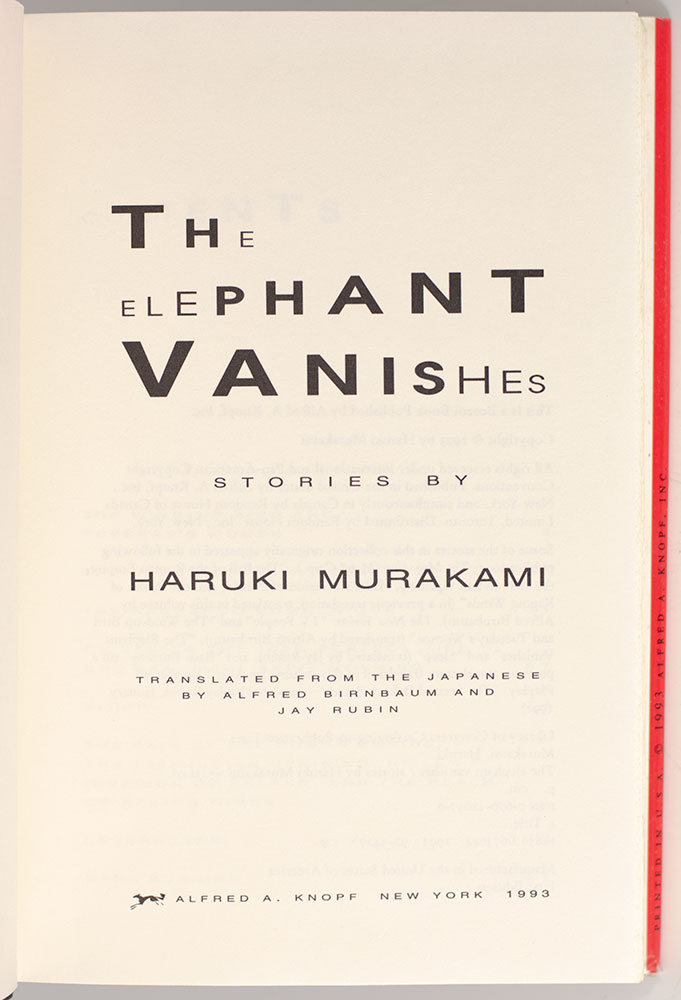 The Elephant Vanishes. - Image 3