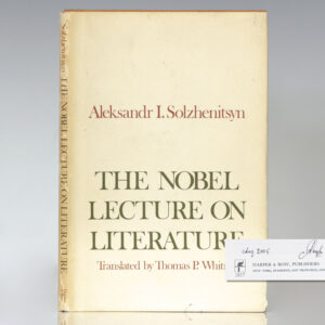 The Nobel Lecture on Literature.