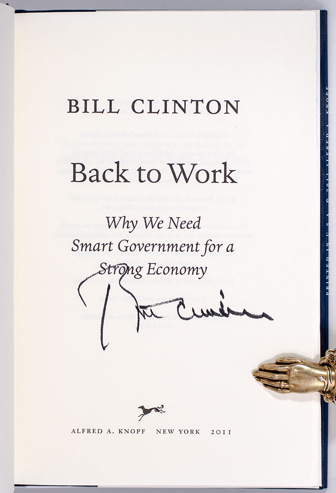 Back to Work: Why We Need Smart Government for a Strong Economy.